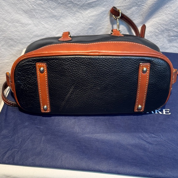 Dooney & Bourke Black and Brown Shoulder Bag - Picture 6 of 17
